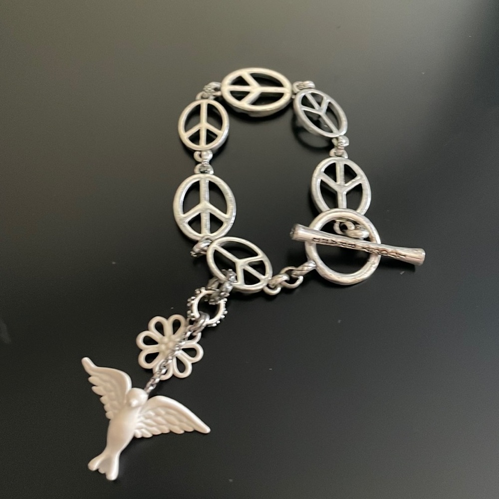 Lucky Brand Peace Bracelet w/Dove